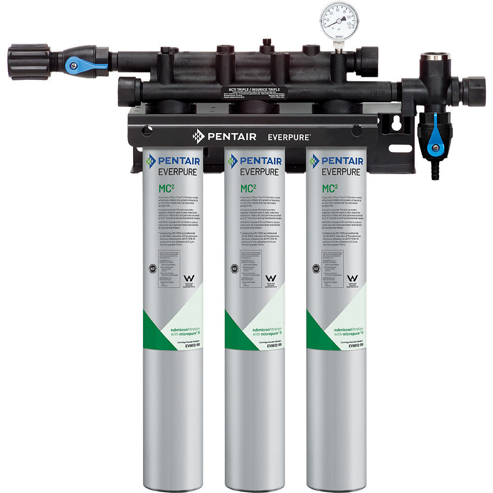 Everpure QC7iMC(2) Triple Water Filter System EV927503 Water Filtration Systems Everpure - eFilters