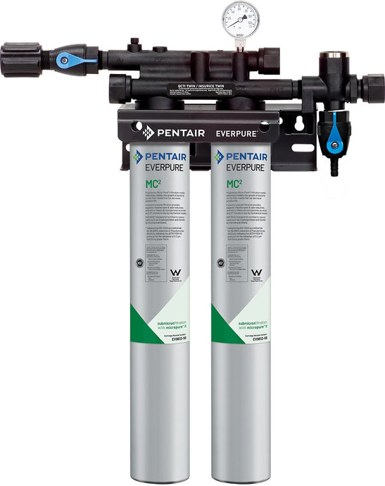 Everpure QC7iMC(2) Twin Water Filter System EV927502 - Efilters.net