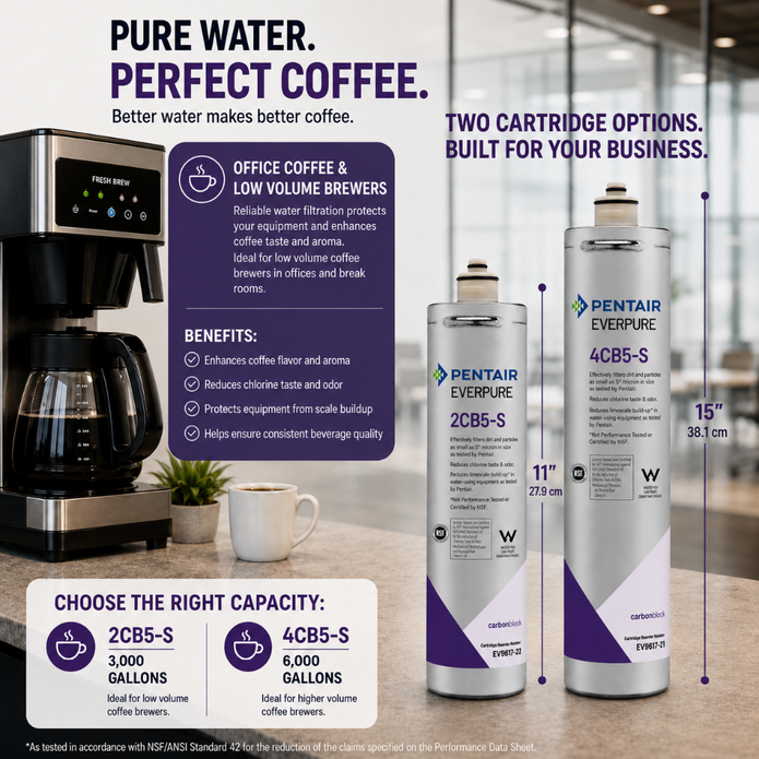 Everpure 2CB5S Cartridge EV961722 Water Filtration Cartridge Everpure - eFilters