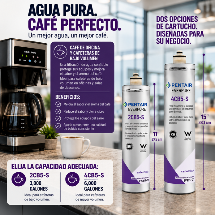 Everpure 2CB5S Cartridge EV961722 Water Filtration Cartridge Everpure - eFilters