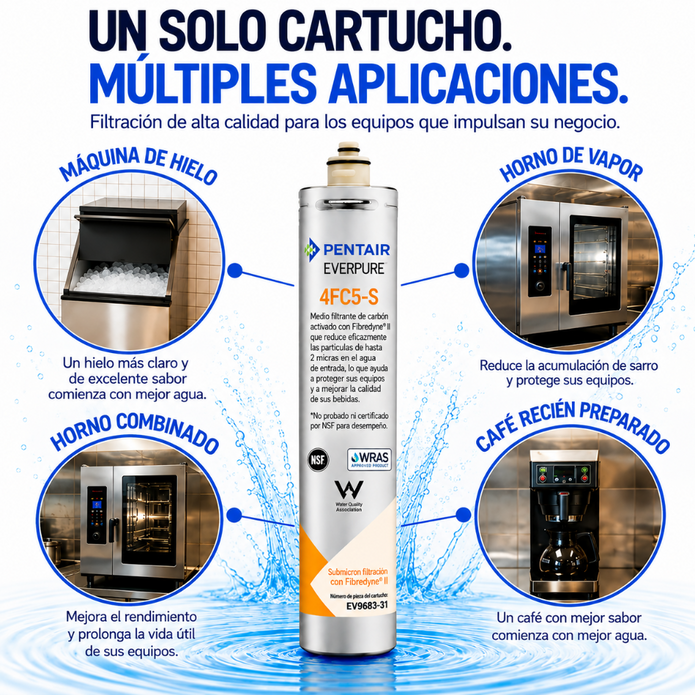 Everpure 4FC5S Water Filter Cartridge EV969337 - 6 Pack