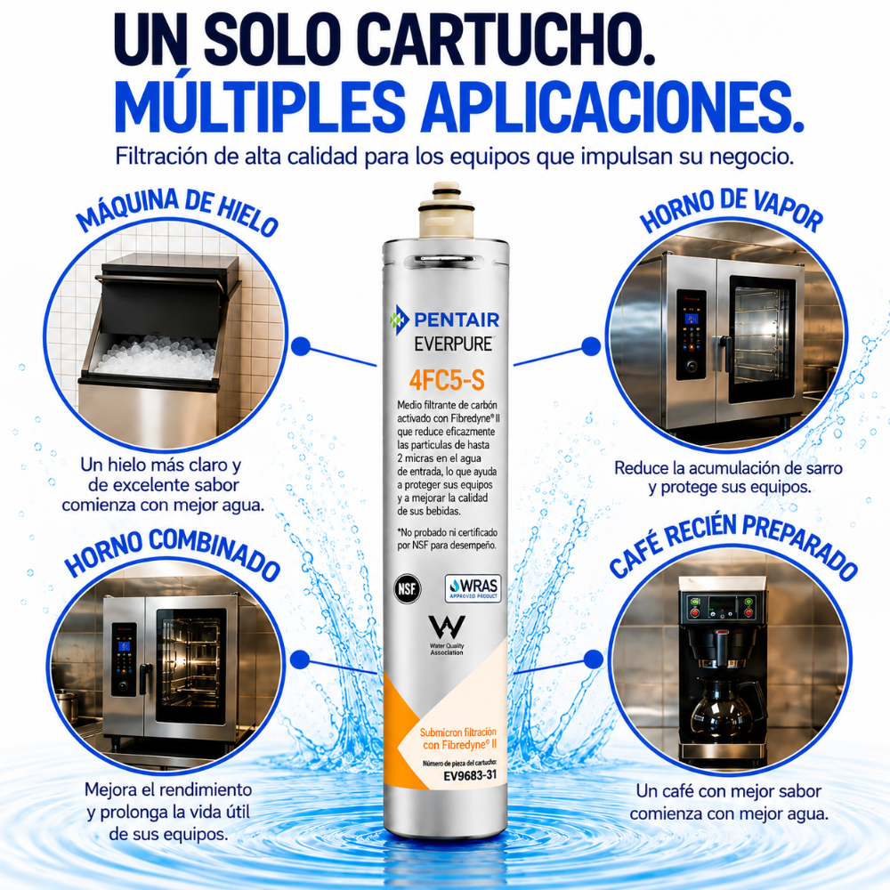 Everpure 4FC5S Water Filter Cartridge EV969337 - 6 Pack