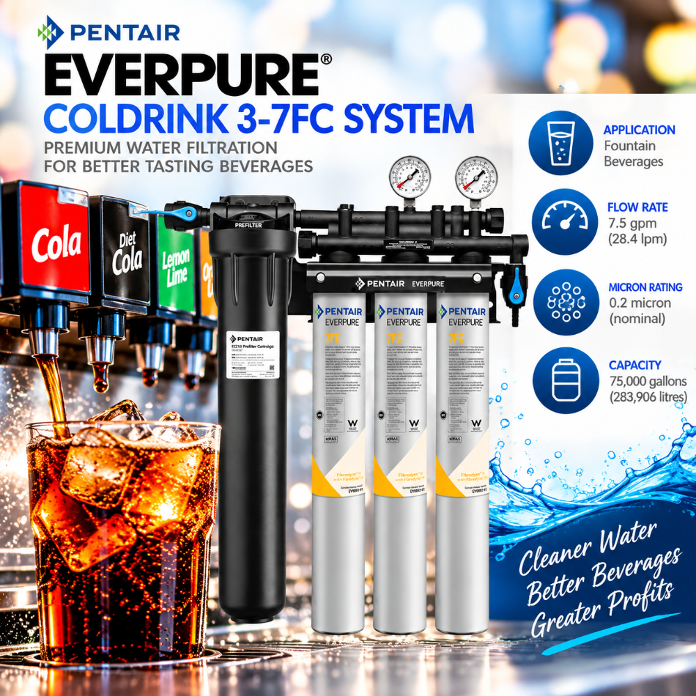Everpure Coldrink 3-7FC Water Filter System EV932873 Water Filtration Systems Everpure - eFilters