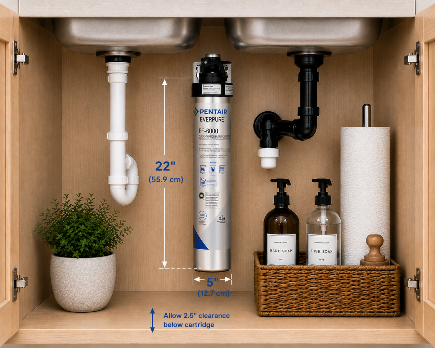 Everpure EF6000 'Full Flow' System EV985500 Water Filtration Systems Everpure - eFilters