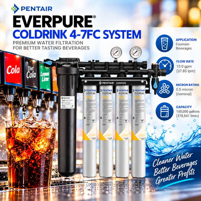 Everpure Coldrink 4-7FC Water Filter System EV932874 Water Filtration Systems Everpure - eFilters