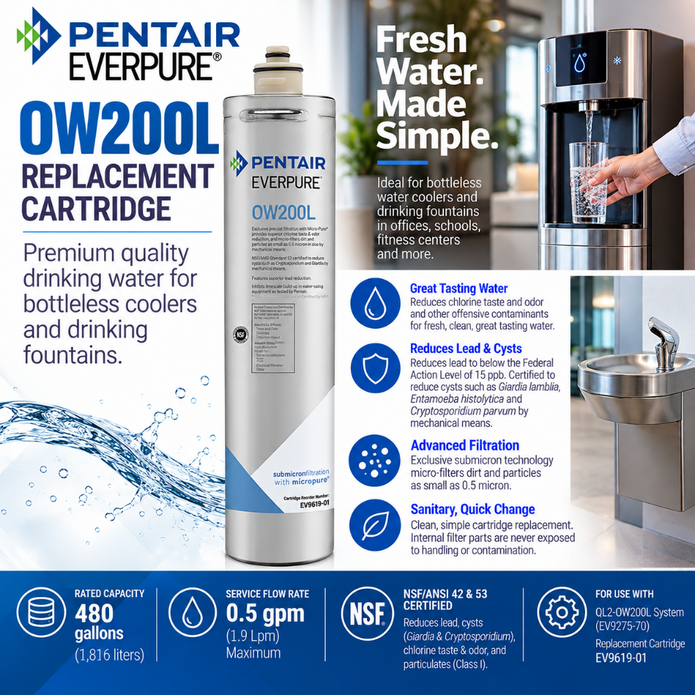 Everpure OW200L Water Filter Cartridge EV961901 Water Filtration Cartridge Everpure - eFilters