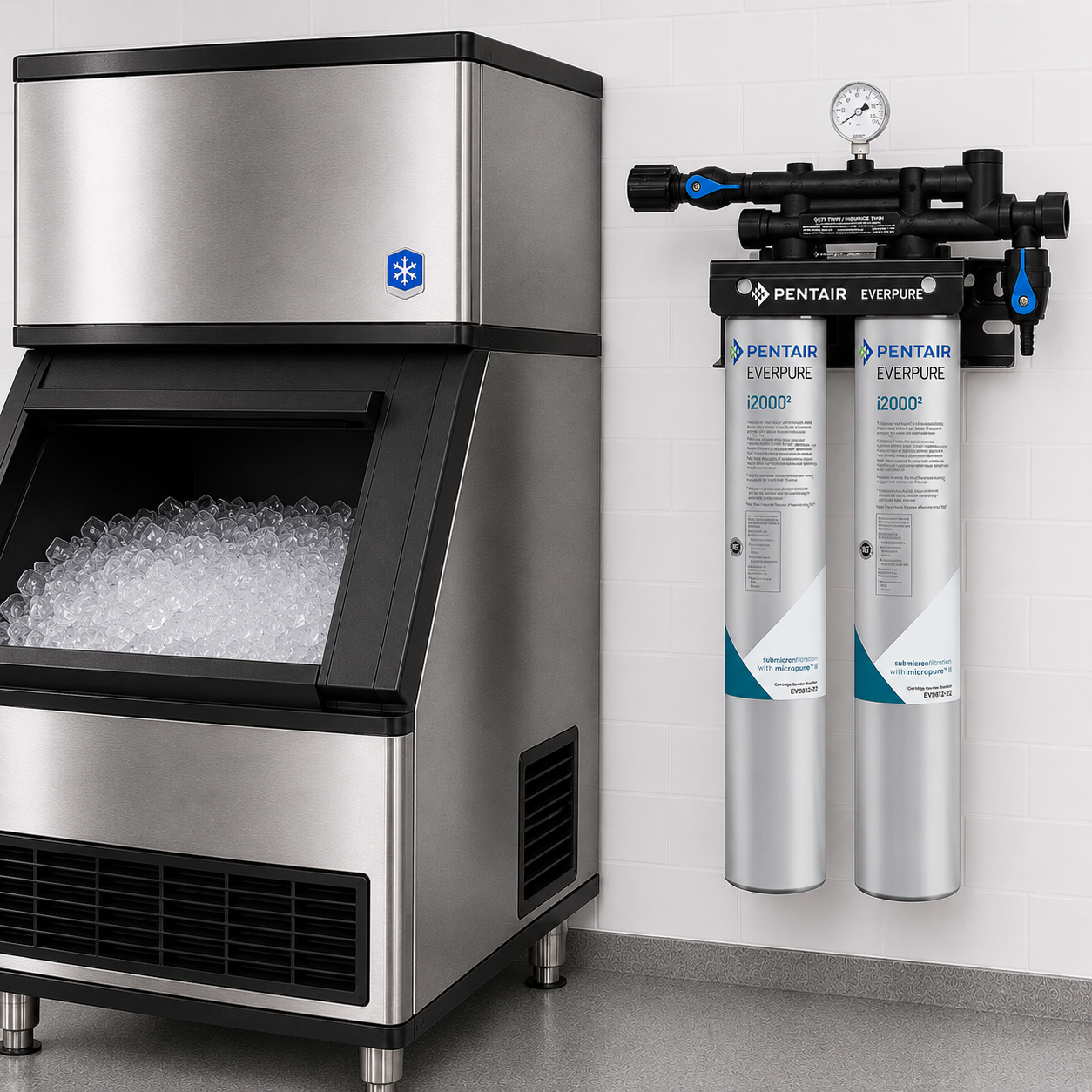 Everpure Insurice i2000(2) Twin Water Filter System EV932402 Water Filtration Systems Everpure - eFilters