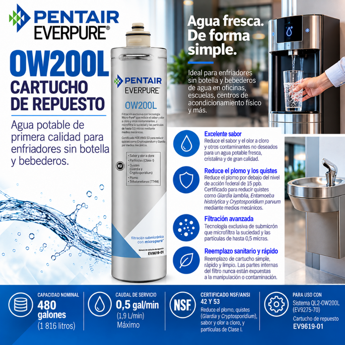 Everpure OW200L Water Filter Cartridge EV961901 Water Filtration Cartridge Everpure - eFilters