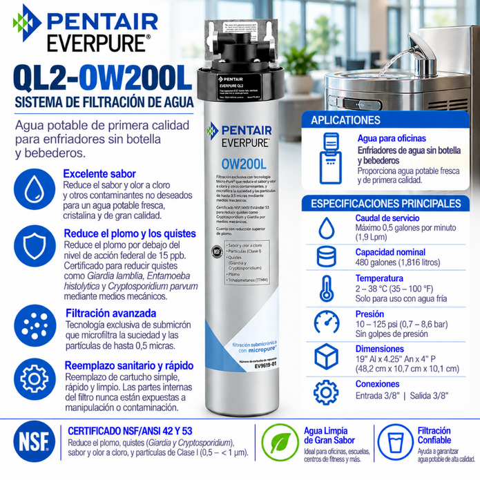 Everpure QL2-OW200L Water Filter System EV927570 Water Filtration Systems Everpure - eFilters