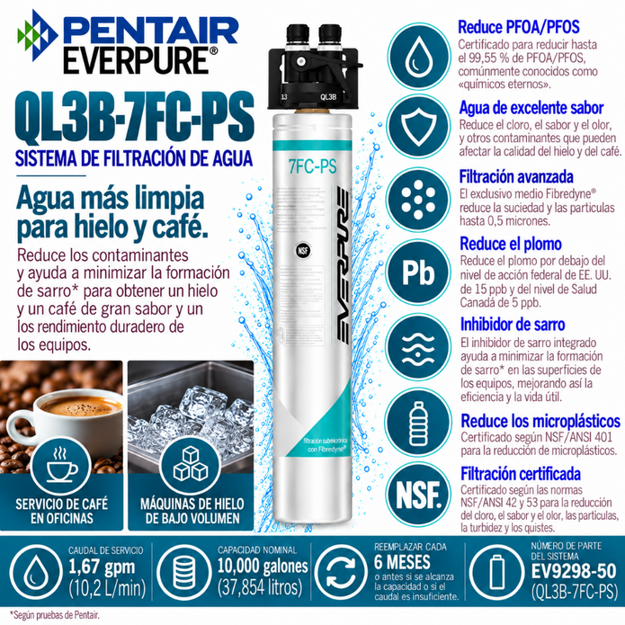 Everpure QL3B-7FCPS Water Filter System EV929850 - Forever Chemicals Water Filtration Systems Everpure - eFilters