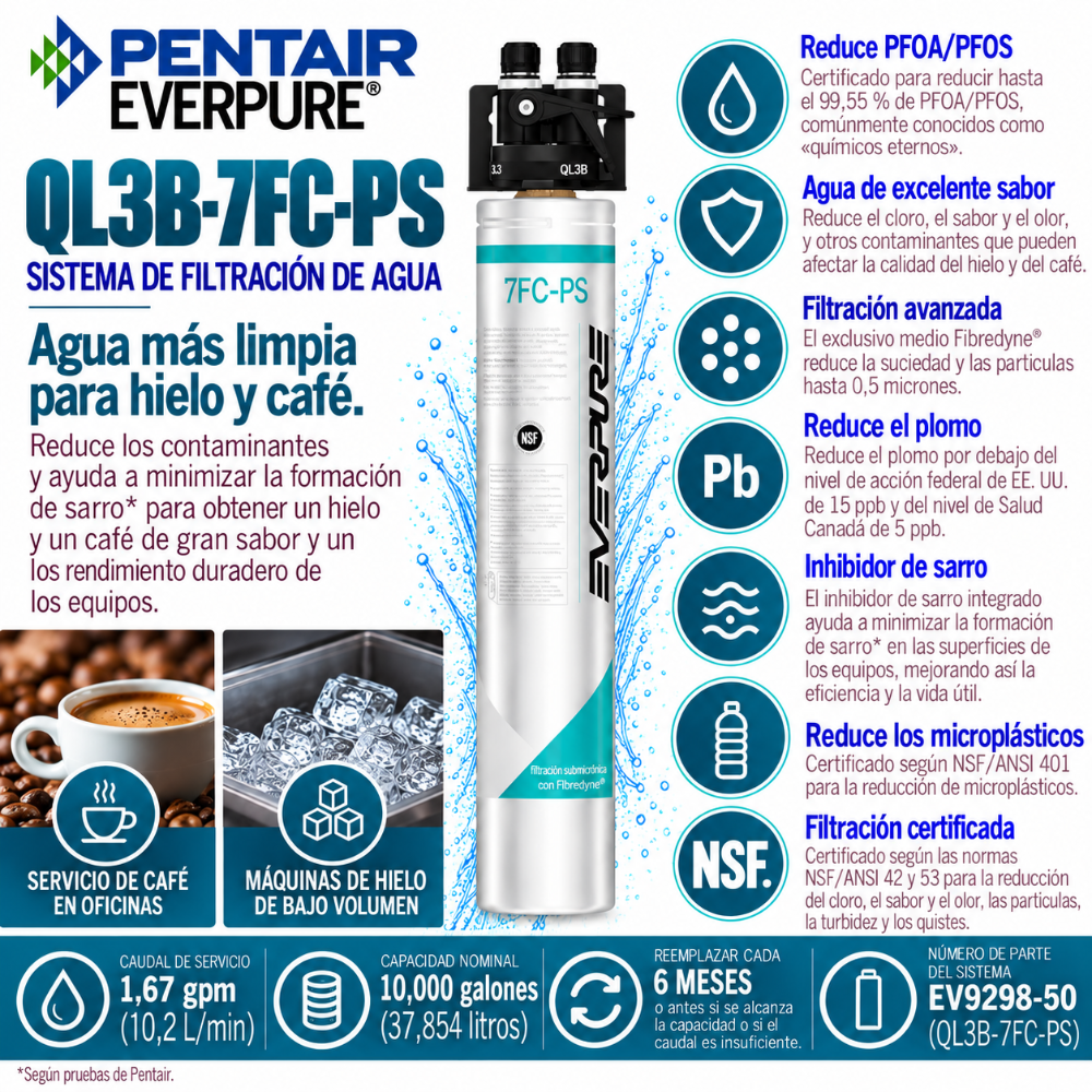Everpure QL3B-7FCPS Water Filter System EV929850 - Forever Chemicals Water Filtration Systems Everpure - eFilters