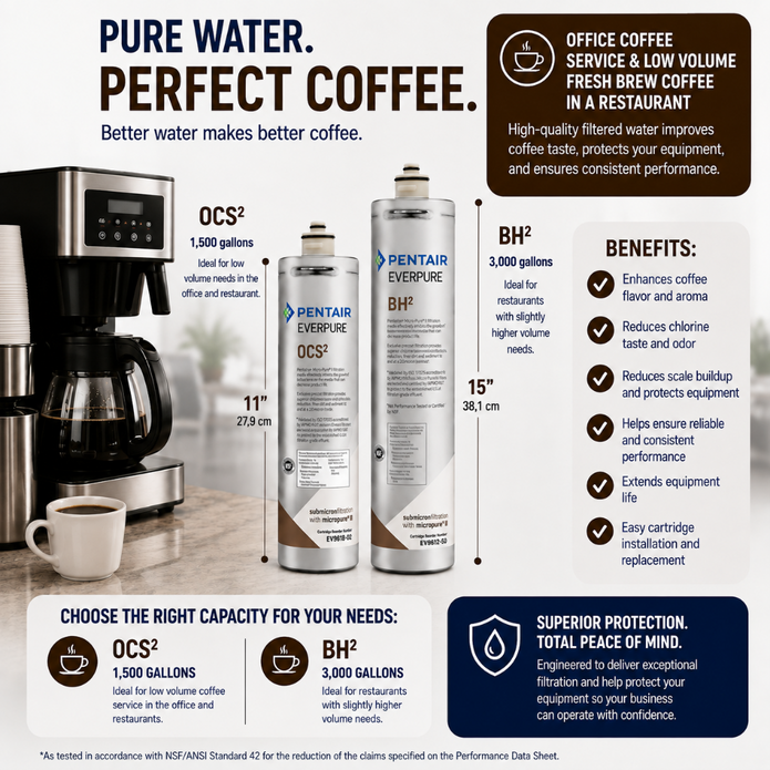 Everpure OCS(2) Water Filter Cartridge EV961807 - 6 pack Water Filtration Cartridge Everpure - eFilters