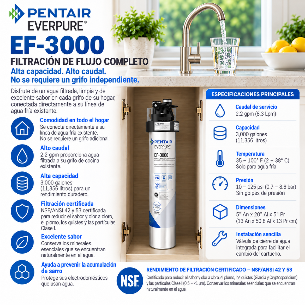 Everpure EF3000 Water Filtration System EV985700 Water Filtration Systems Everpure - eFilters