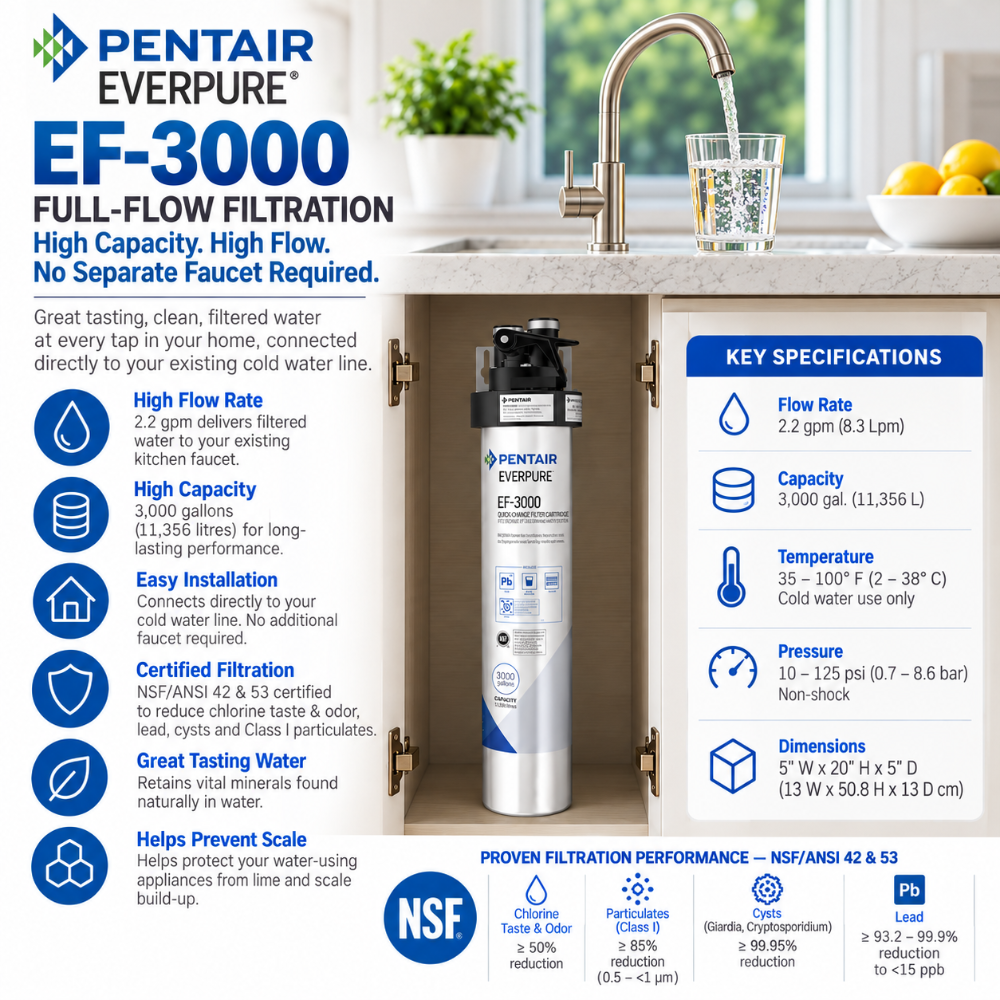 Everpure EF3000 Water Filtration System EV985700 Water Filtration Systems Everpure - eFilters