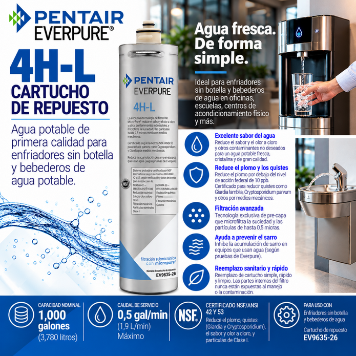 Everpure 4HL Cartridge EV963526 Water Filtration Cartridge Everpure - eFilters