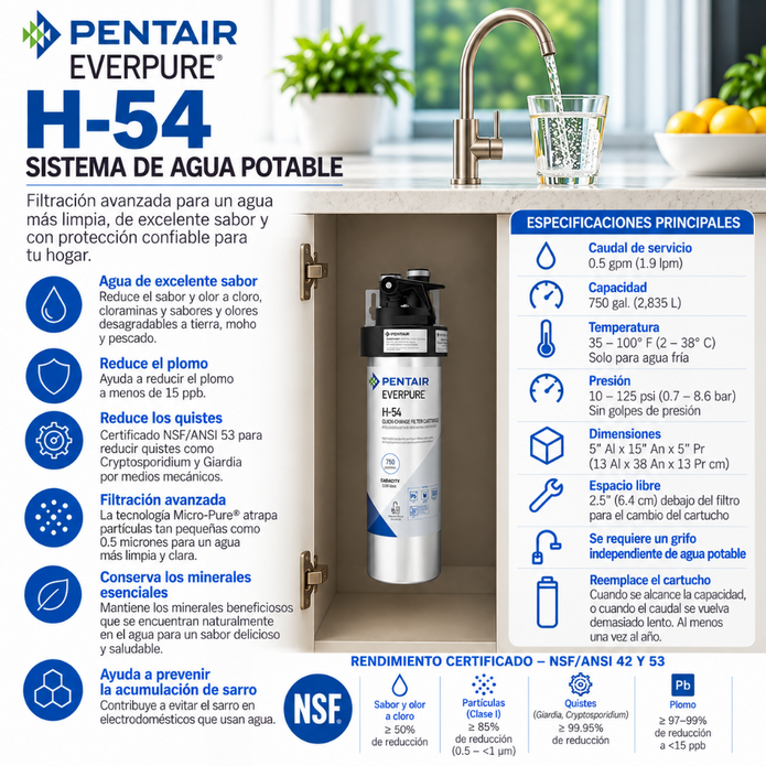 Everpure H54 Water Filtration System EV925267 Water Filtration Systems Everpure - eFilters