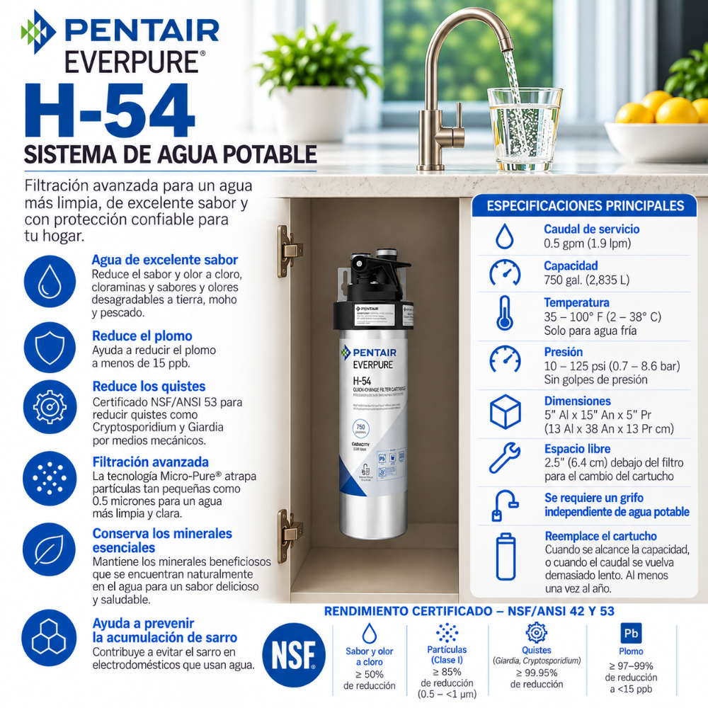 Everpure H54 Water Filtration System EV925267 Water Filtration Systems Everpure - eFilters