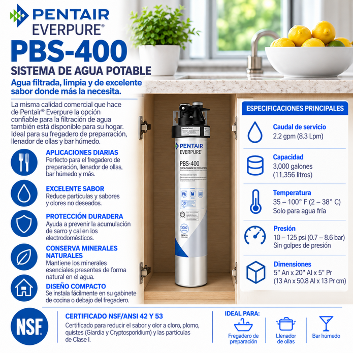 Everpure PBS400 Water Filtration System EV927085 Water Filtration Systems Everpure - eFilters