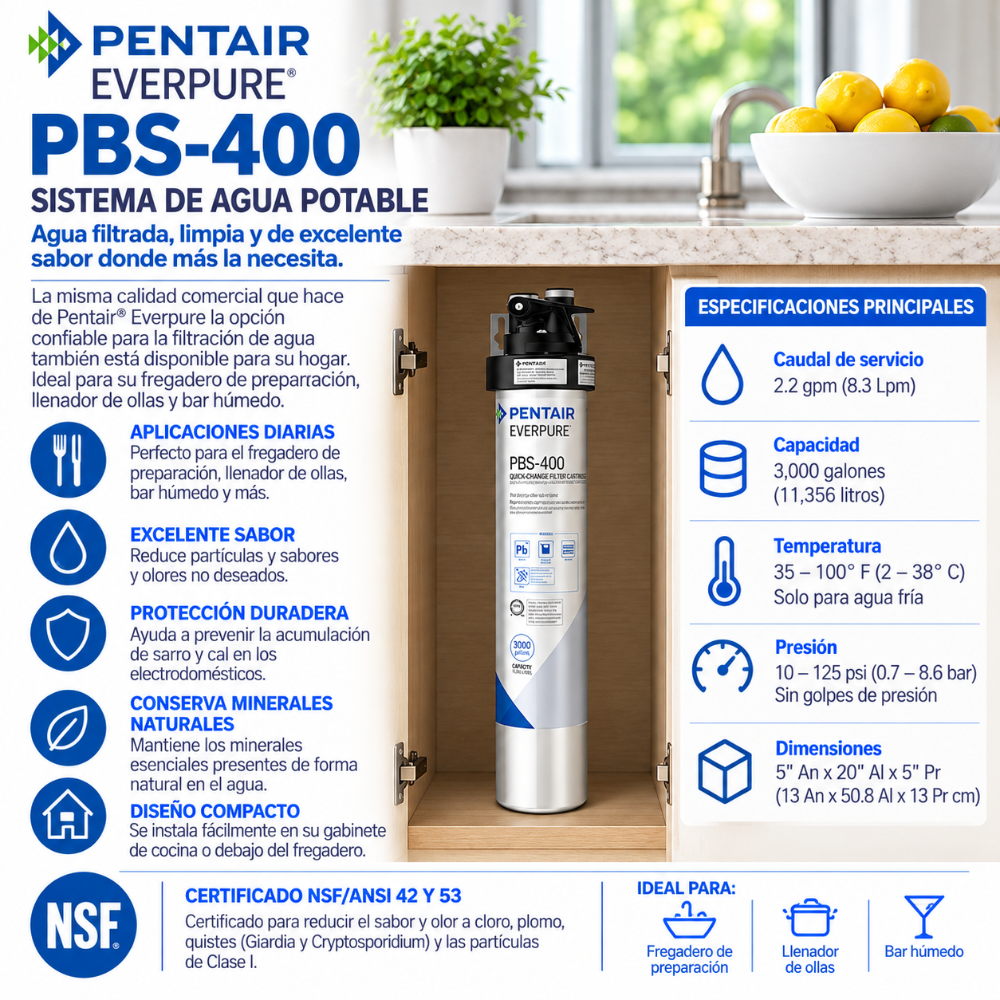Everpure PBS400 Water Filtration System EV927085 Water Filtration Systems Everpure - eFilters