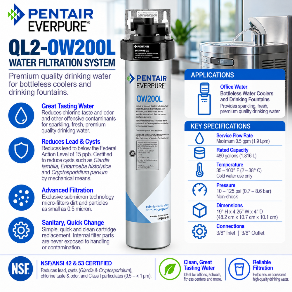 Everpure QL2-OW200L Water Filter System EV927570 Water Filtration Systems Everpure - eFilters
