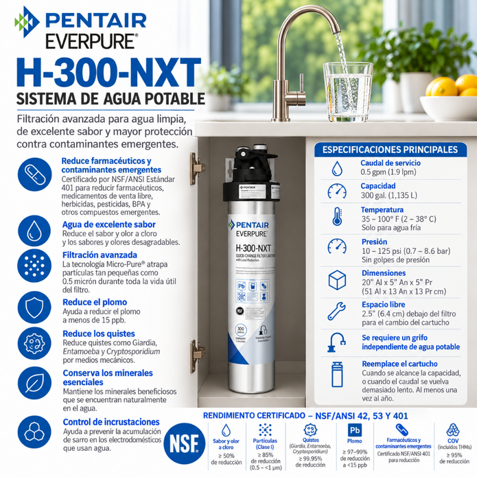 Everpure H300 NXT Water Filtration System EV927151 Water Filtration Systems Everpure - eFilters
