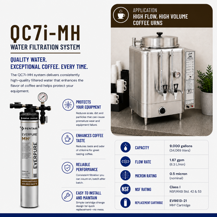 Everpure QC7i-MH(2) Water Filter System EV927504 Water Filtration Systems Everpure - eFilters