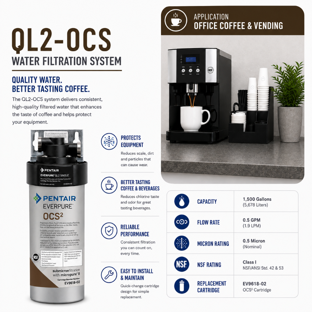 Everpure QL2-OCS Water Filter System EV927560 Water Filtration Systems Everpure - eFilters