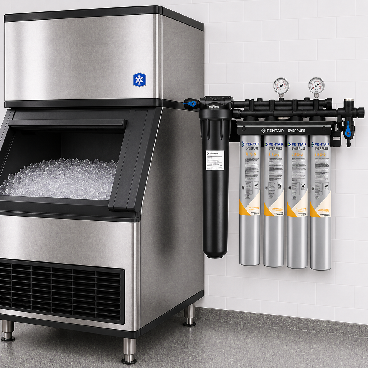 Everpure Insurice PF Quad 7FCS Water Filter System EV932774 Water Filtration Systems Everpure - eFilters