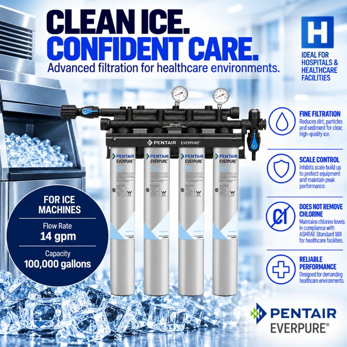 Everpure Insurice Quad 7SI Water Filter System EV932476 Water Filtration Systems Everpure - eFilters
