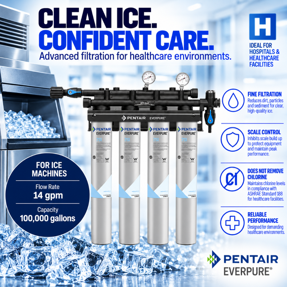 Everpure Insurice Quad 7SI Water Filter System EV932476 Water Filtration Systems Everpure - eFilters
