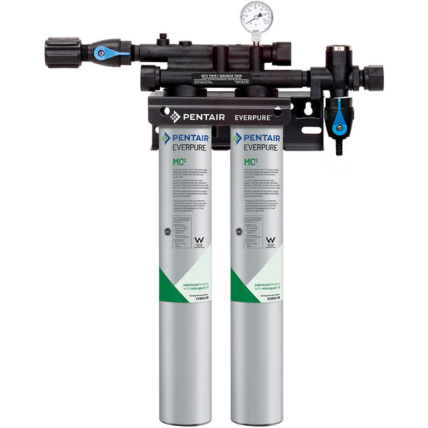 Everpure QC7iMC(2) Twin Water Filter System EV927502 Water Filtration Systems Everpure - eFilters