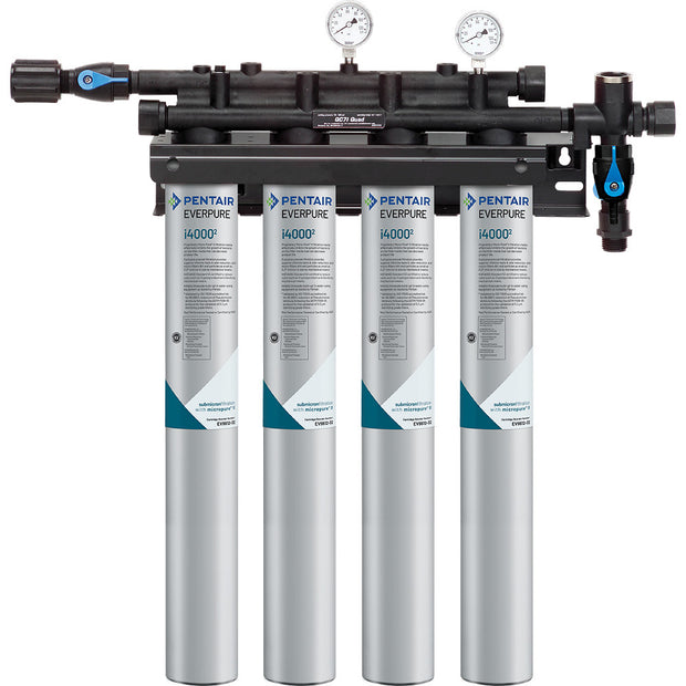 Everpure Insurice Quad i4000(2) Water Filter System EV932504 Water Filtration Systems Everpure - eFilters