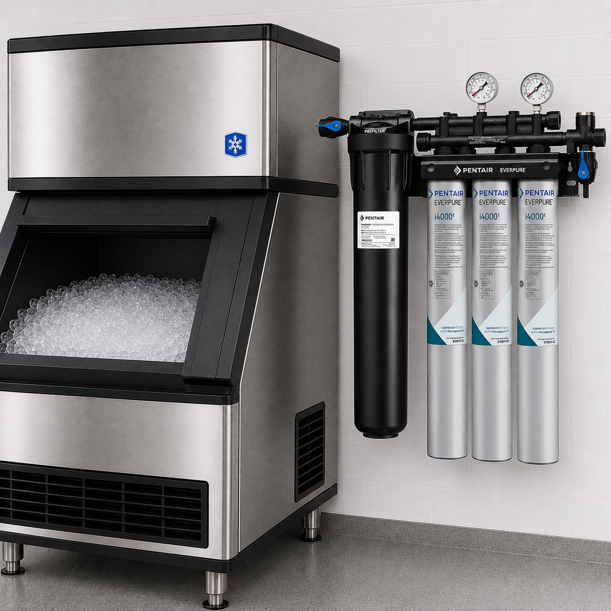 Everpure Insurice Triple PF-i4000(2) Water Filter System EV932523 Water Filtration Systems Everpure - eFilters