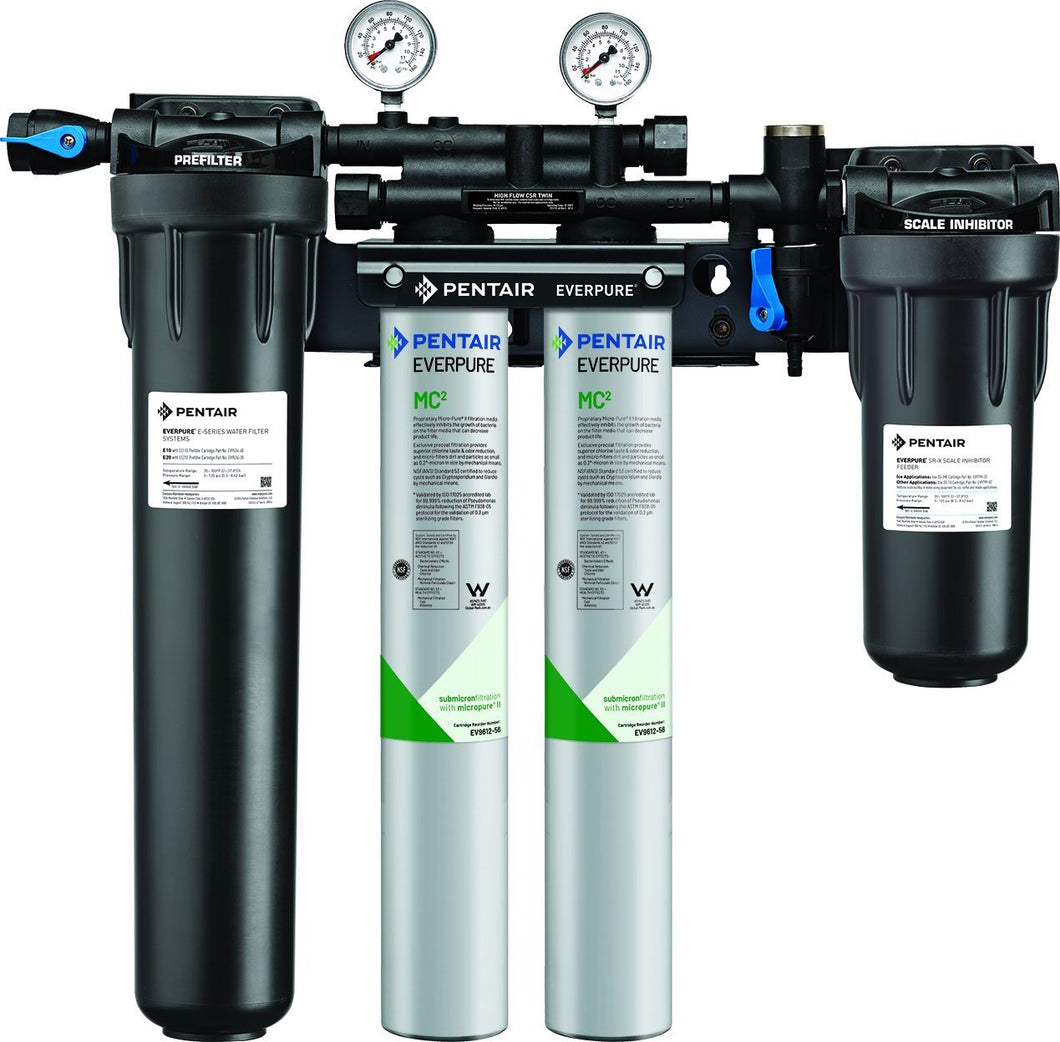 Everpure High Flow Twin CSR Water Filter System EV9330-42 - Efilters.net