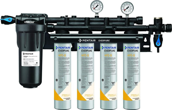 Everpure Insurice PF Quad 4FCS Water Filter System EV9327-44 - Efilters.net