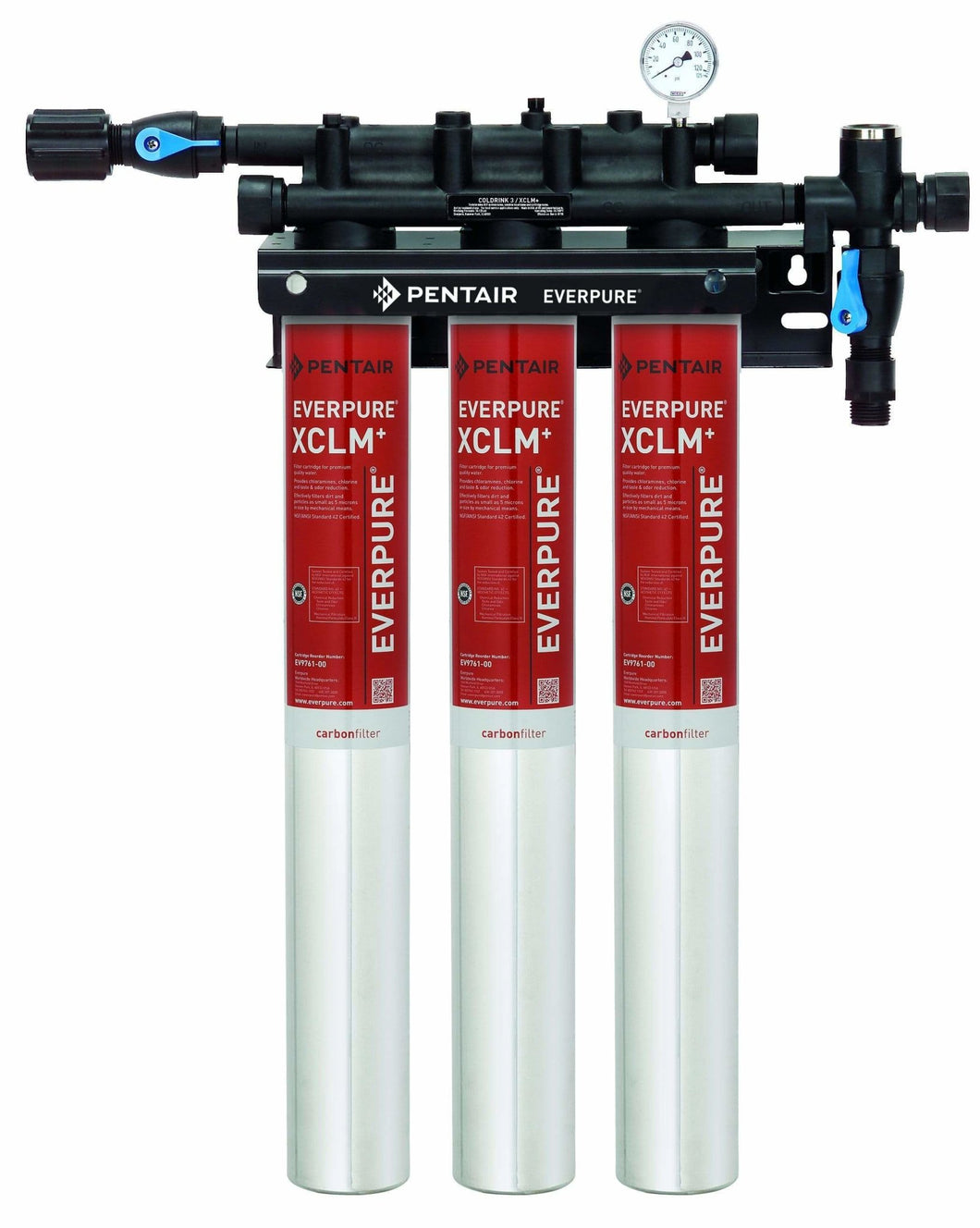Everpure QC7i Triple XCLM+ Water Filter System EV9761-13 - Efilters.net