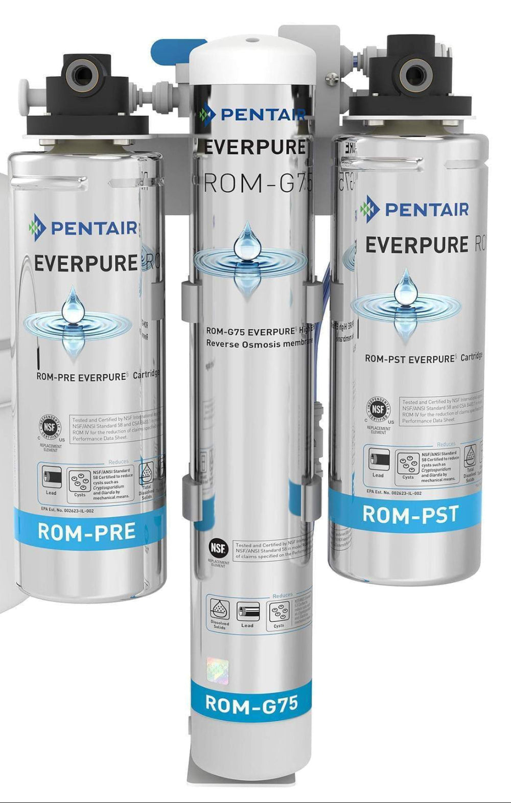 Everpure ROMIV Reverse Osmosis ROM-G75 Membrane EV929775 (Middle Filter) Water Filtration Cartridge Everpure - eFilters
