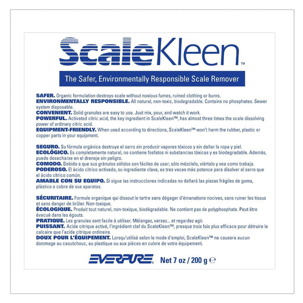 Scalekleen Deliming Powder 7 oz./200 gr. pouch (24 pack) EV9796-20 - Efilters.net